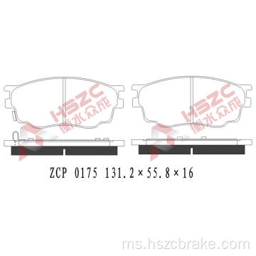 FMSI D1642 Pad Brake Ceramic Car untuk Mazda